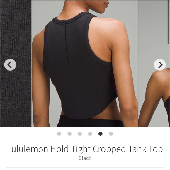 NWT Lululemon hold tight crop tank size 6 - Picture 2 of 9